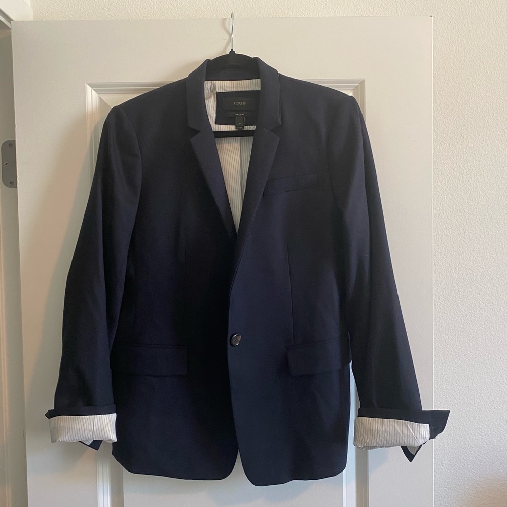 J. Crew navy blue blazer 12